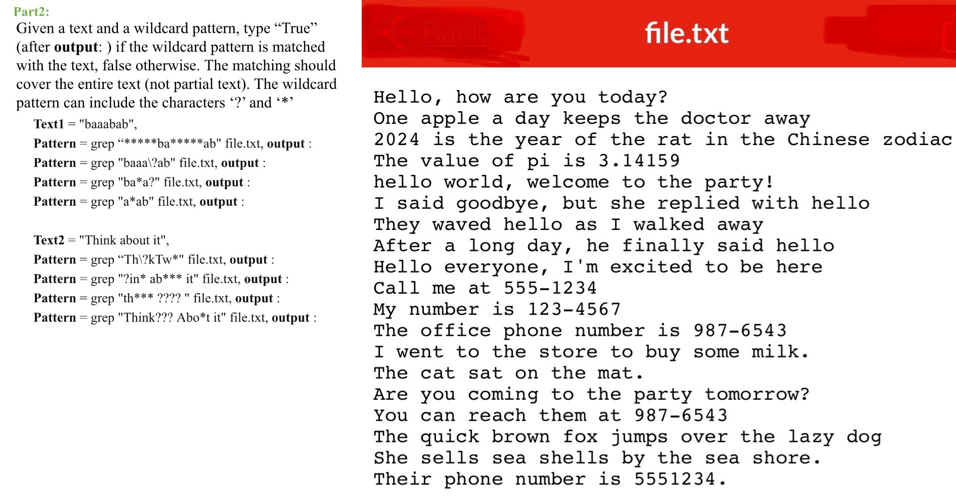 I need help completing this using terminal in