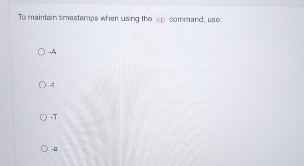 in linuLinux to maintain timestamps when using