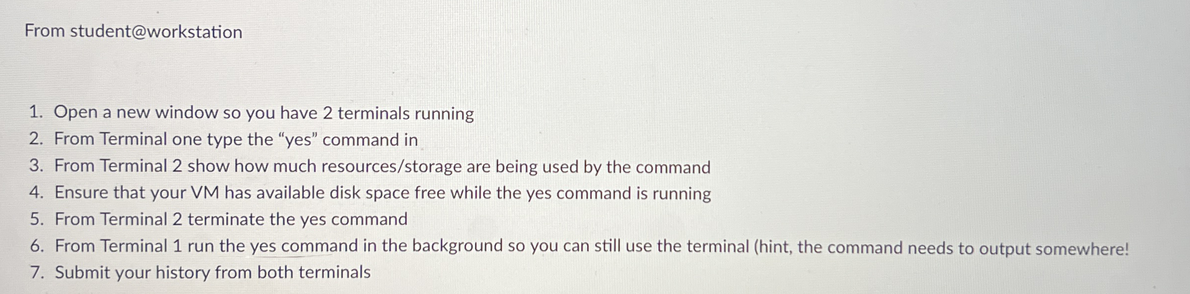 From student@workstation Open a new window so you