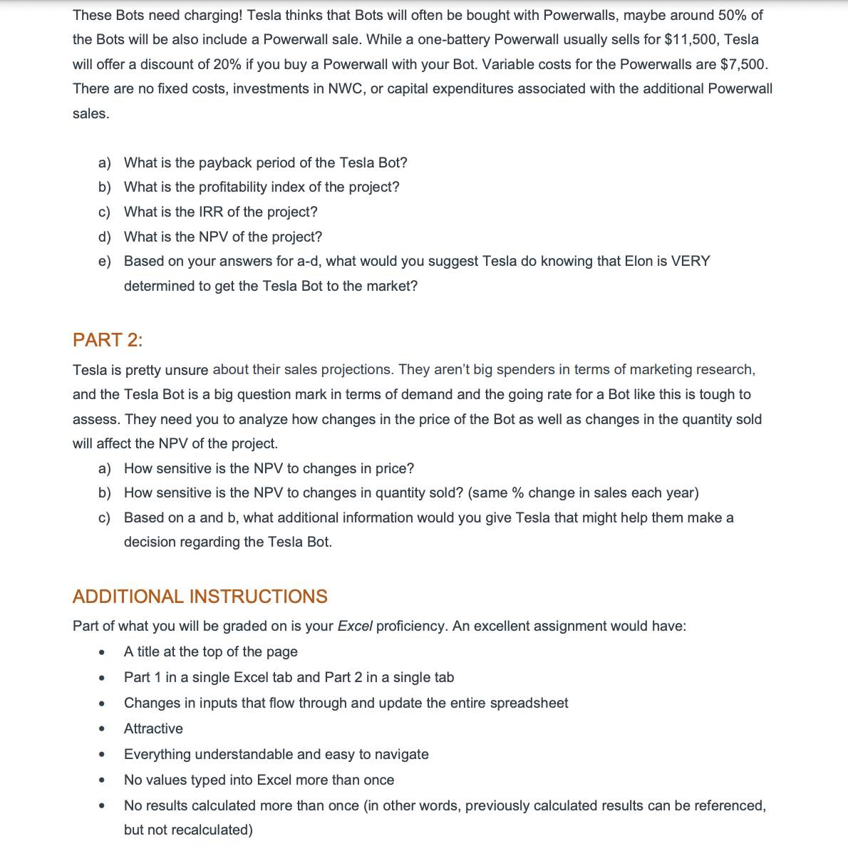 Case 2 Optimus, Tesla's Bot PART 1 : Tesla just