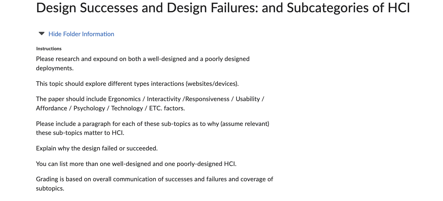 grad Hide Folder Information Instructions Please