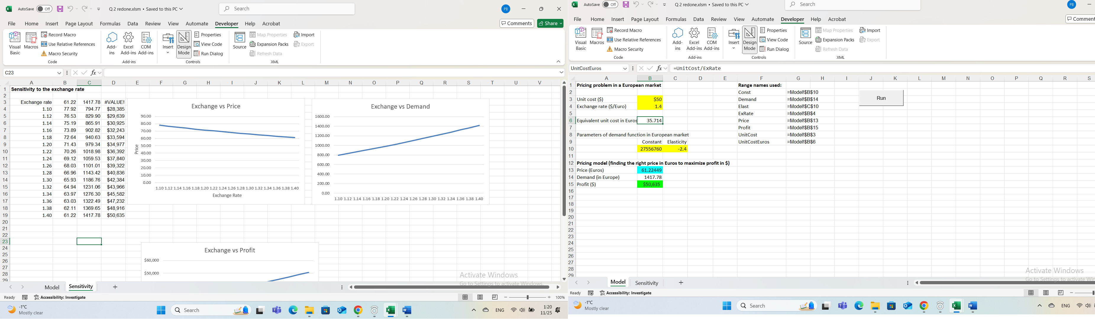 This is the question: Your company operates in