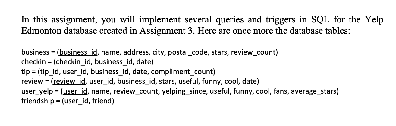 WRITE THESE TRIGGERS IN MS SQL AND PLEASE PROVIDE