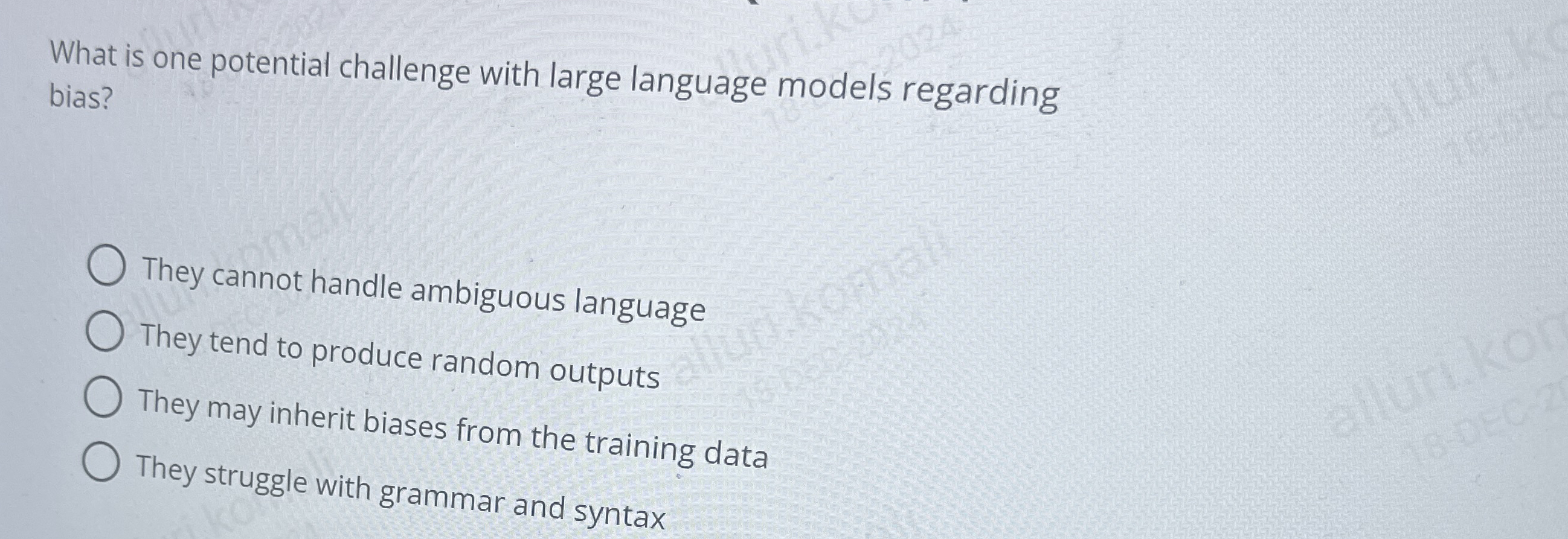 What is one potential challenge with large