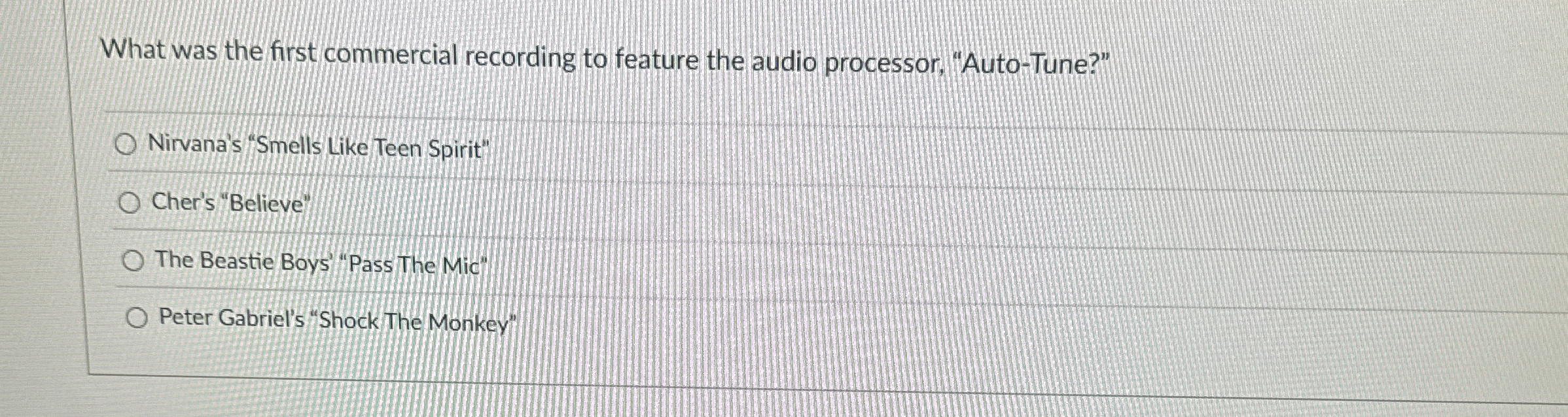 What was the first commercial recording to