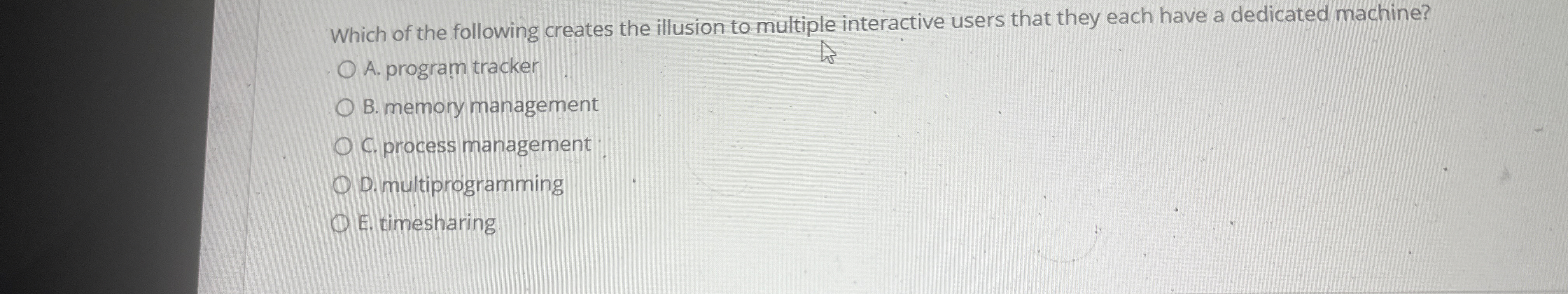 Which of the following creates the illusion to