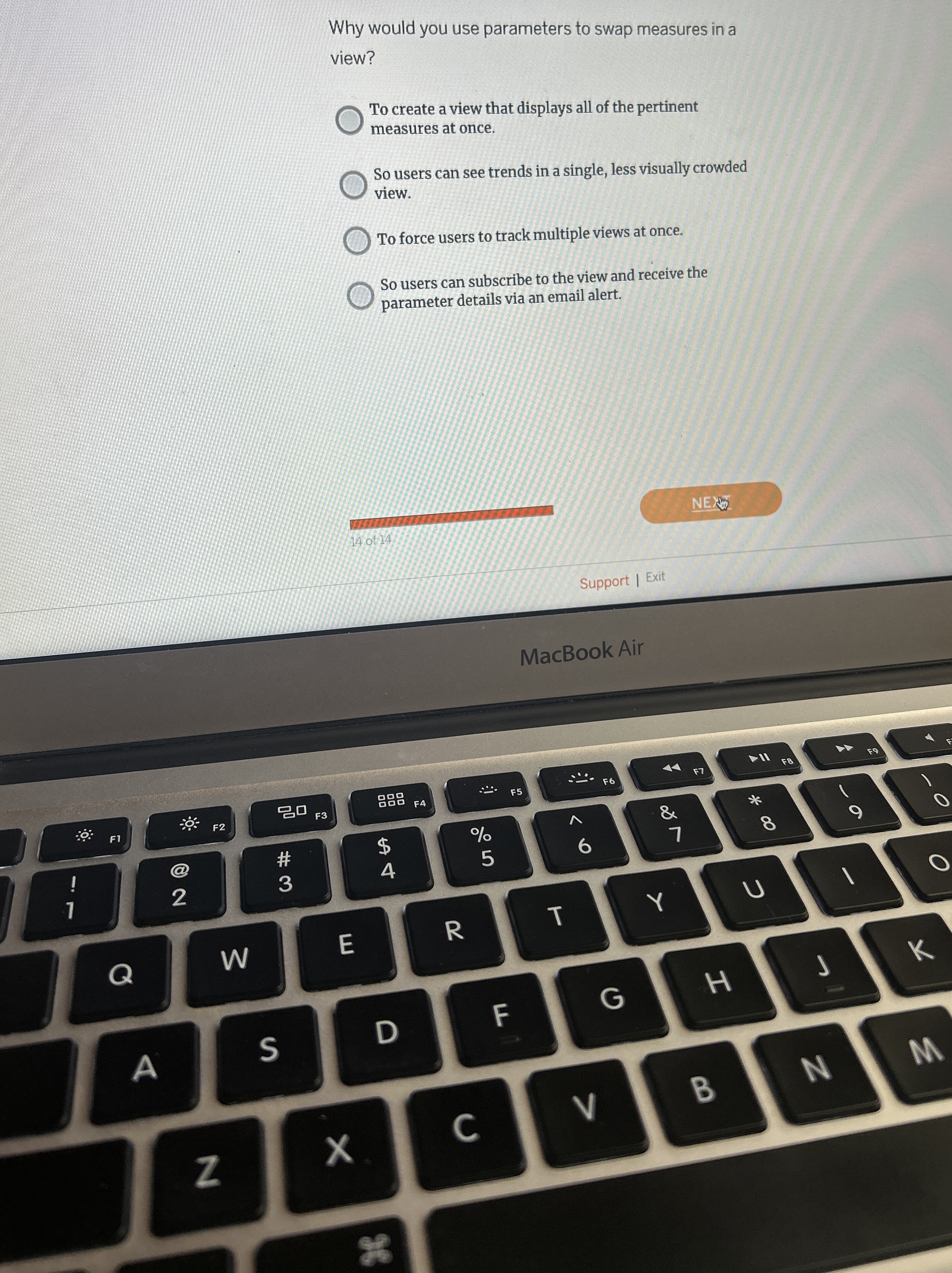 Why would you use parameters to swap measures in