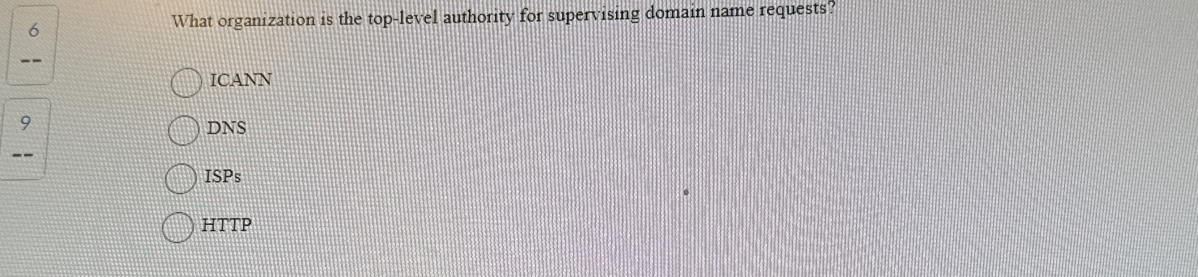 What organization is the top - level authority