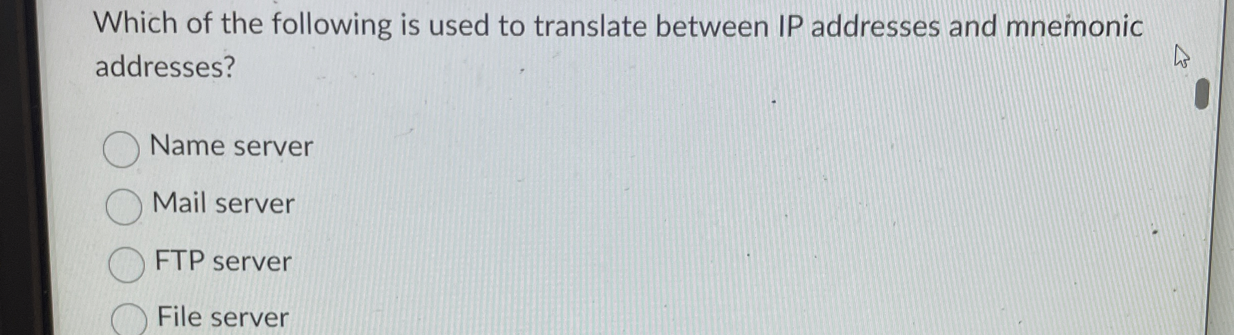 Which of the following is used to translate