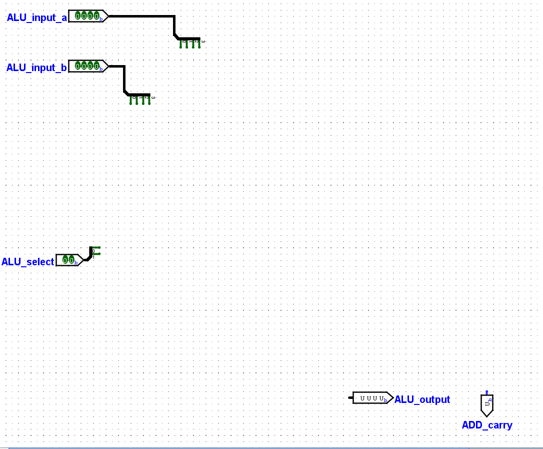 For this lab you will implement a basic 4 - bit