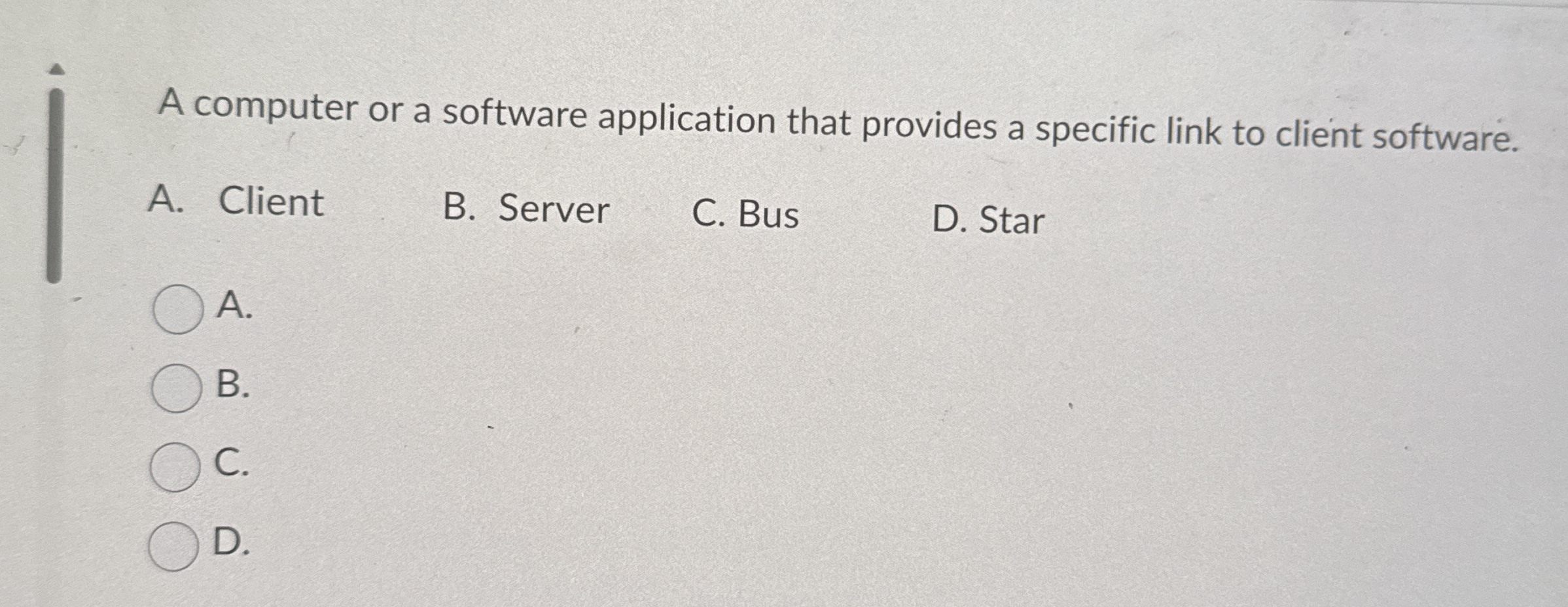 A computer or a software application that