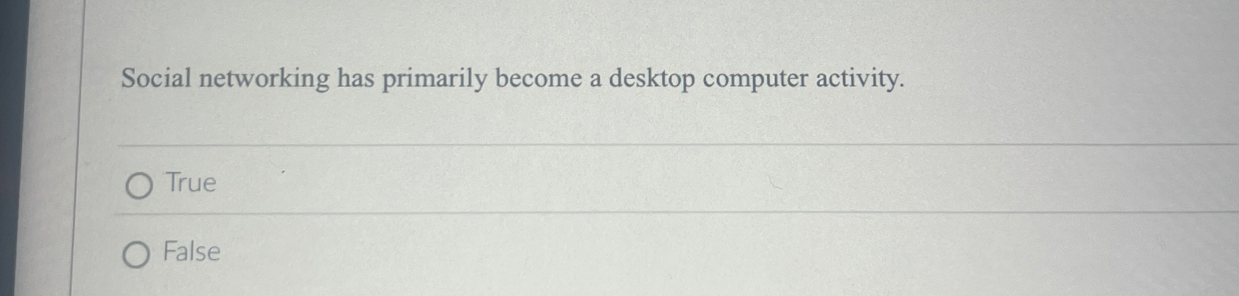 Social networking has primarily become a desktop