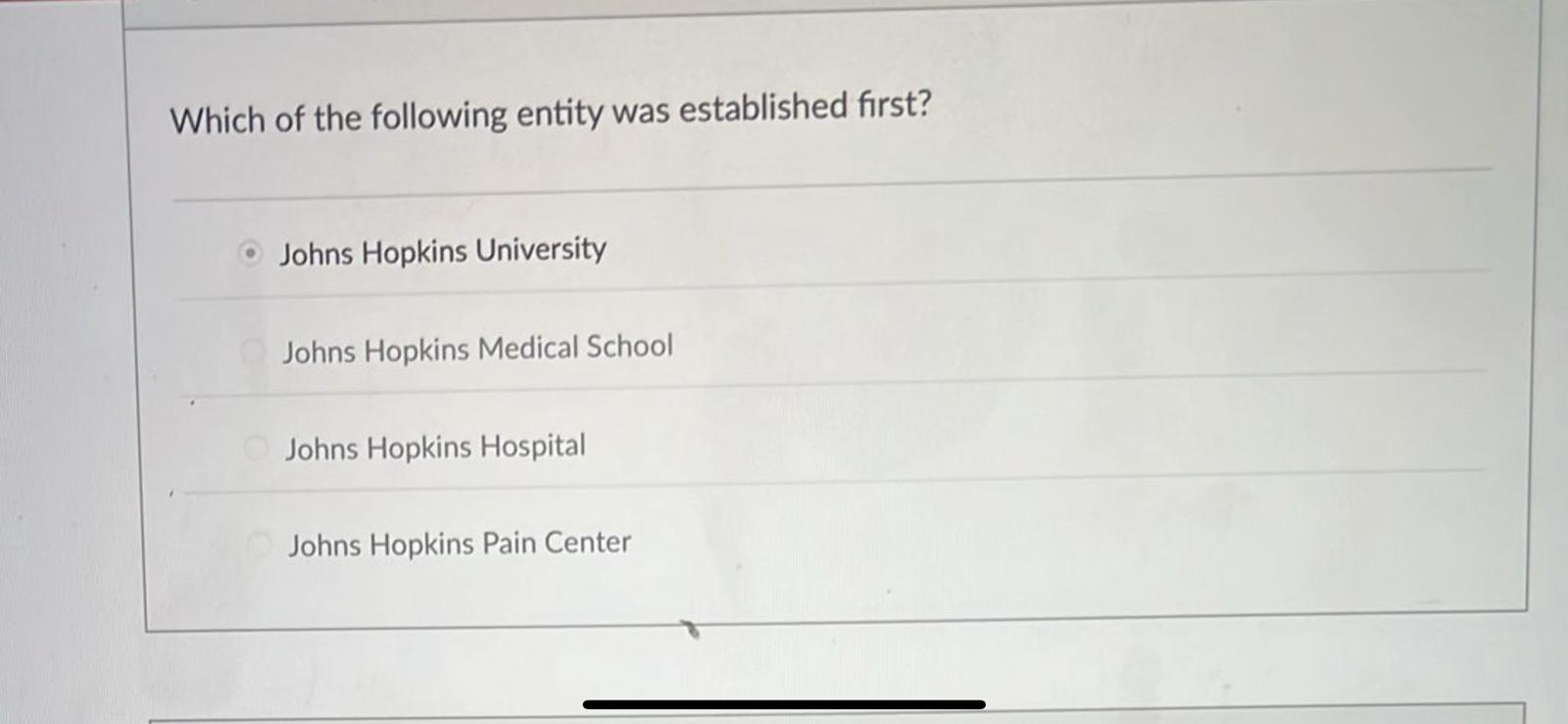 Which of the following entity was established