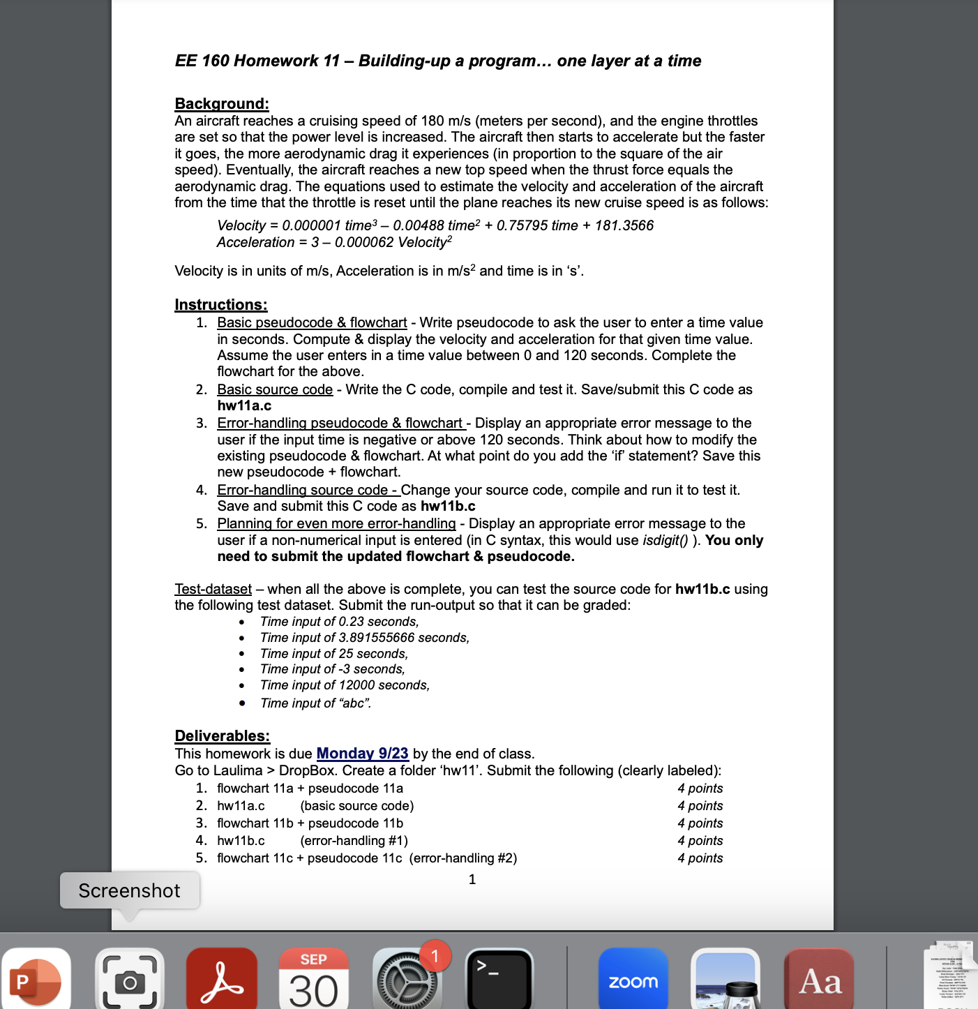 1 EE 1 6 0 Homework 1 1 - Building - up a