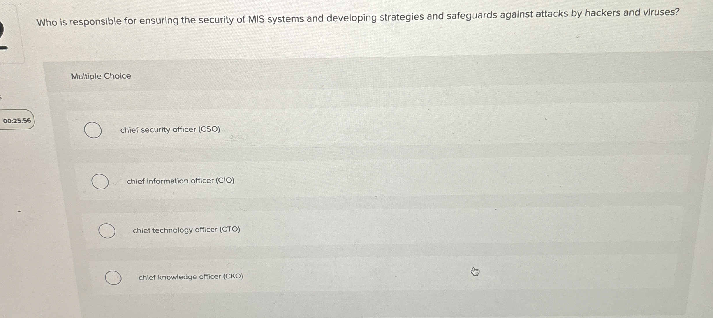 Who is responsible for ensuring the security of