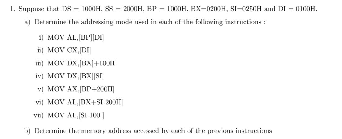 1 . Suppose that DS = 1 0 0 0 H , SS = 2 0 0 0 H