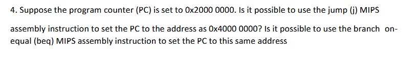 Q ) . Suppose the program counter ( PC ) is set