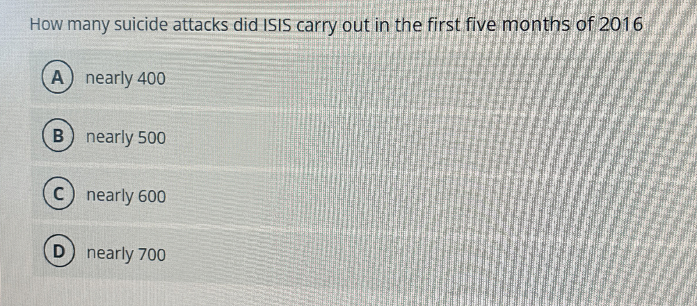 How many suicide attacks did ISIS carry out in