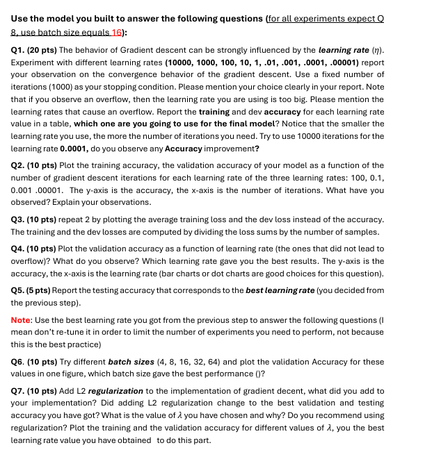 hi , can you write a code for this assignment and