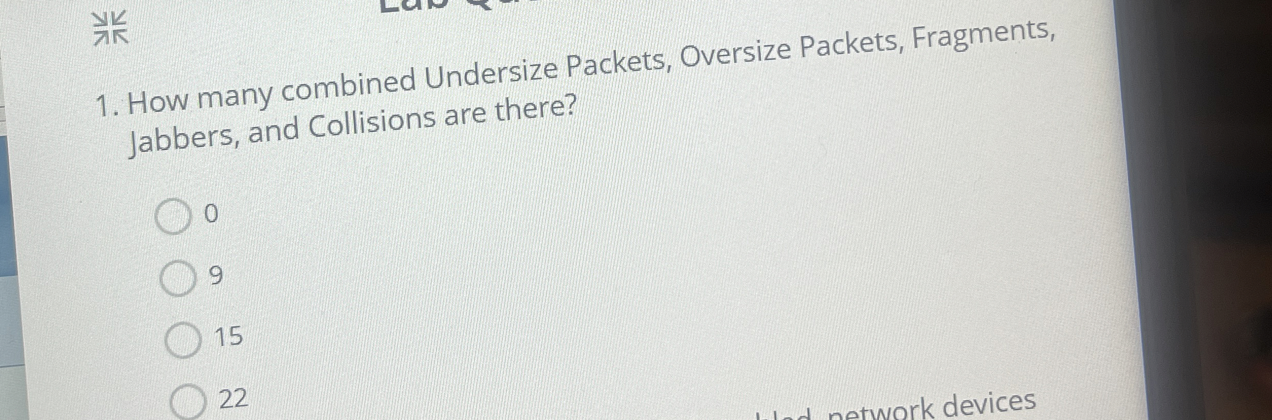 How many combined Undersize Packets, Oversize