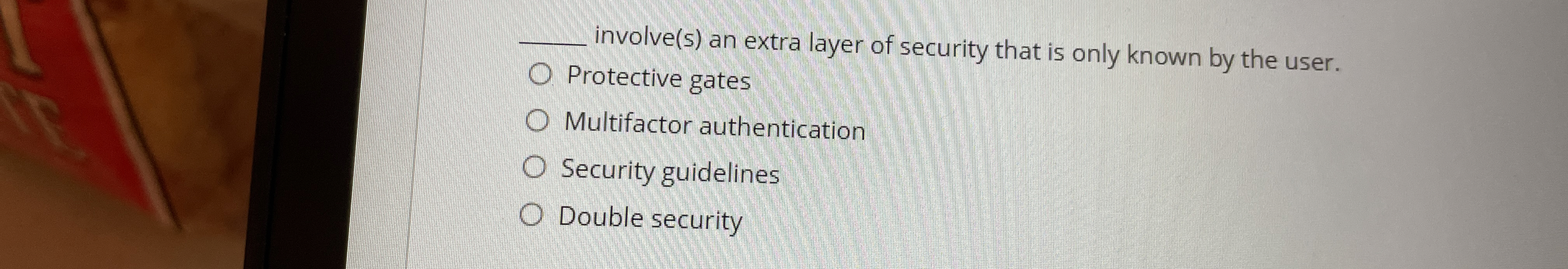 q , involve ( s ) an extra layer of security that