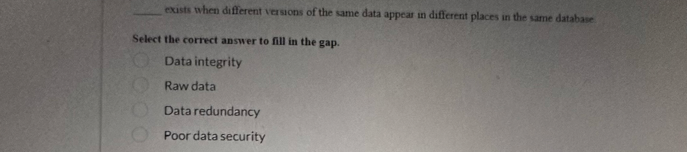 q , exists when different versions of the same