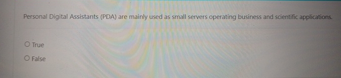 Personal Digital Assistants ( PDA ) are mainly