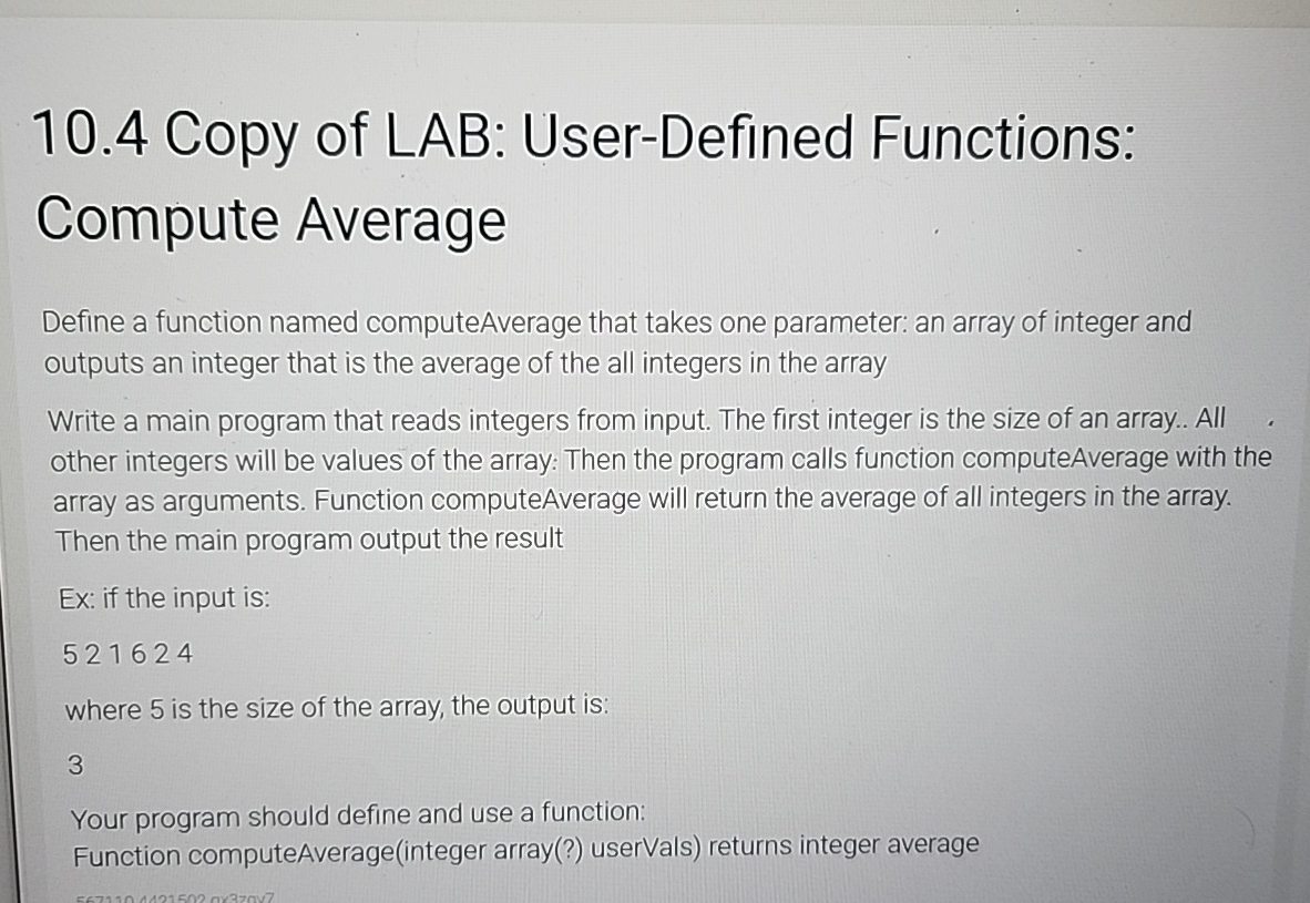 1 0 . 4 Copy of LAB: User - Defined Functions: