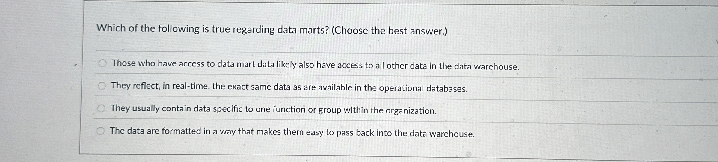Which of the following is true regarding data