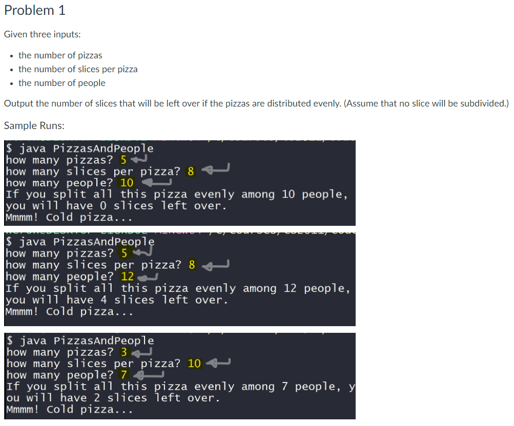 Please help me answer problem 2 . Thank you! If