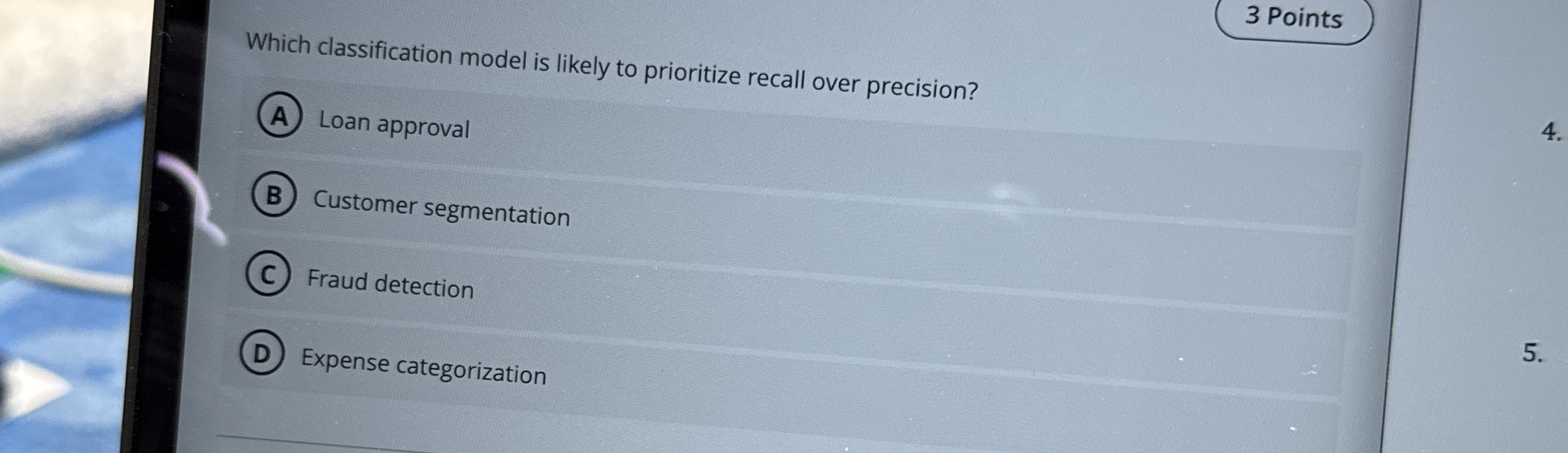 Which classification model is likely to