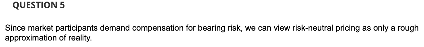 Answer the following as True or False QUESTION 1