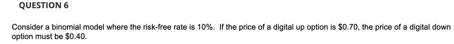 Answer the following as True or False QUESTION 1