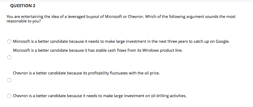 Please let me know QUESTION 2 You are