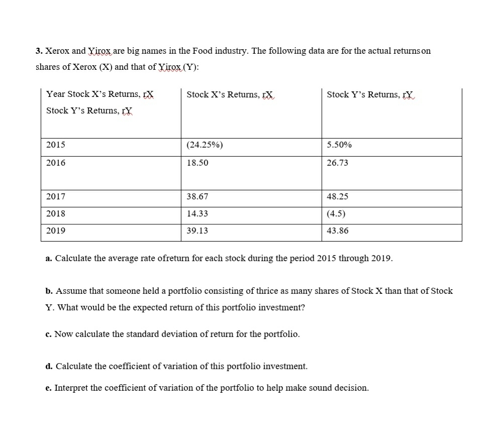 please do it in Ms word 3. Xerox and More big