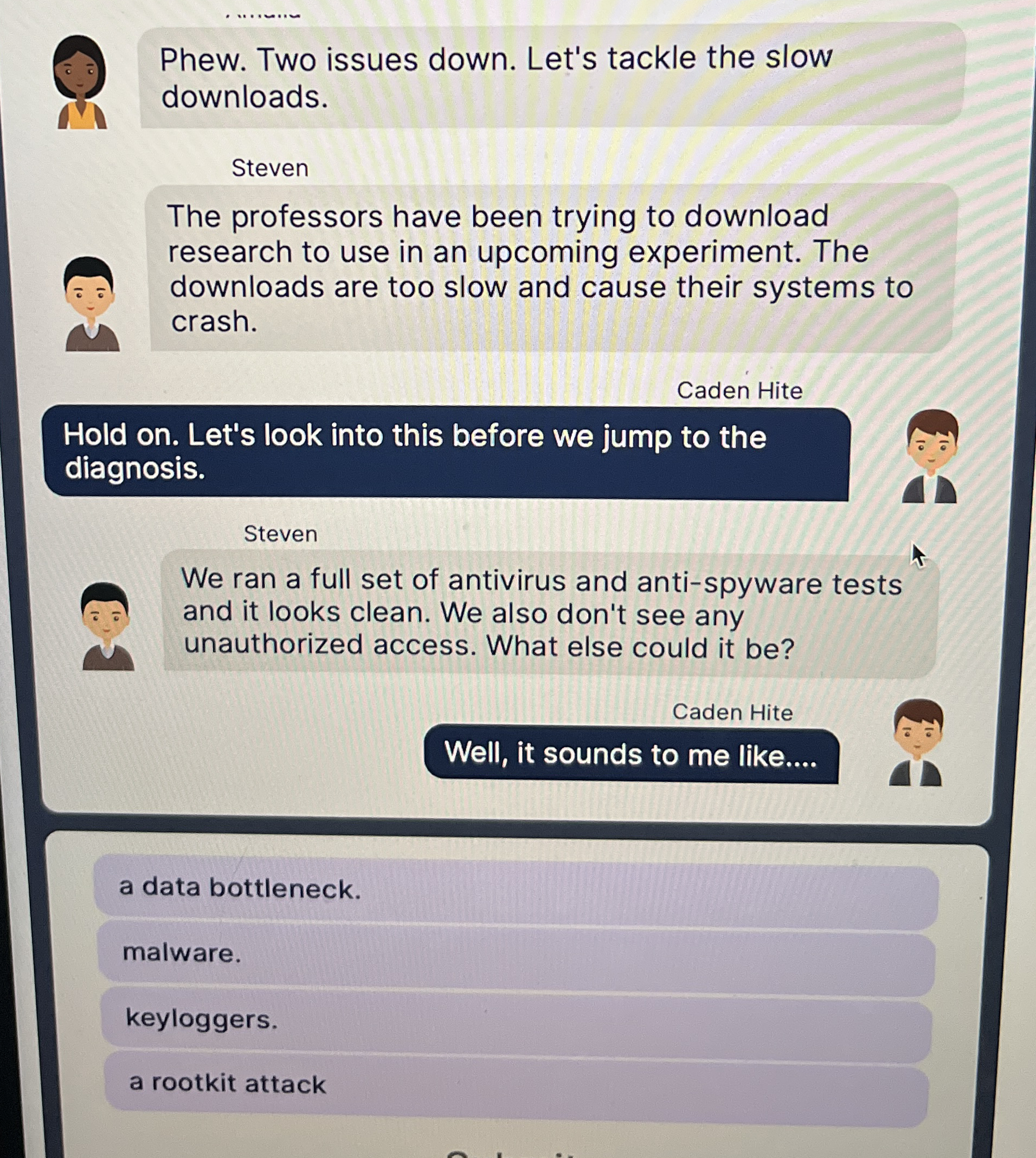 Phew. Two issues down. Let's tackle the slow