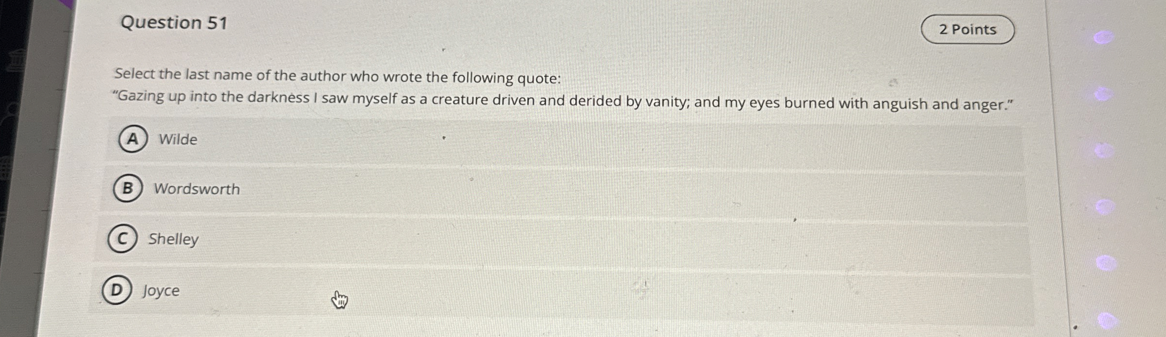 Question 5 1 Select the last name of the author