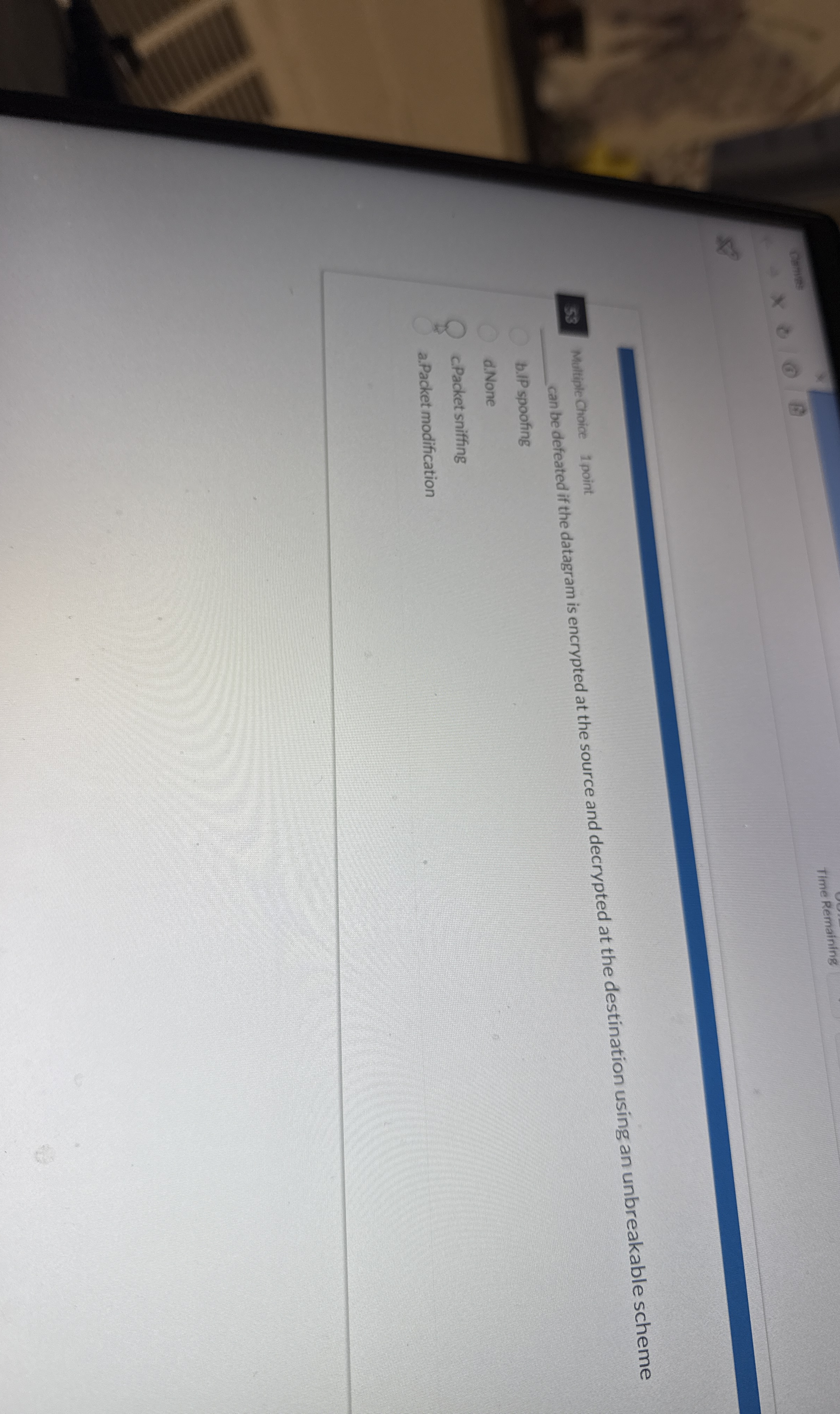 can be defeated if the datagram is encrypted at