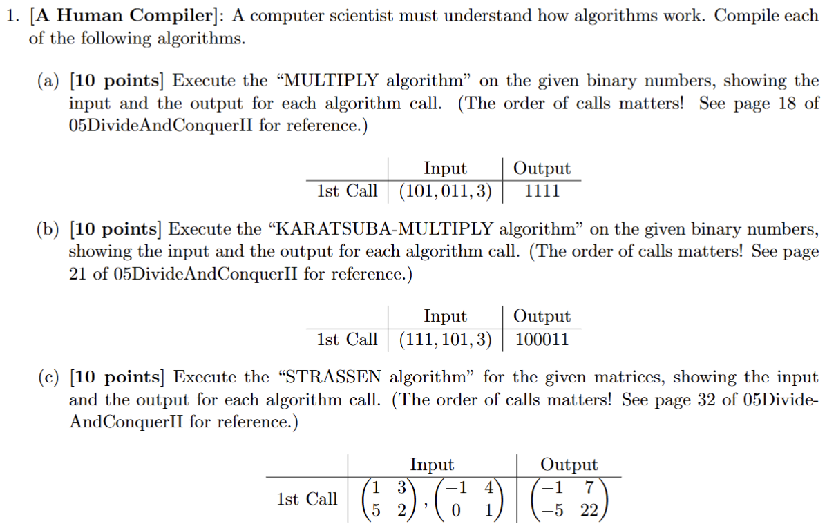 1 . [ A Human Compiler ] : A computer scientist