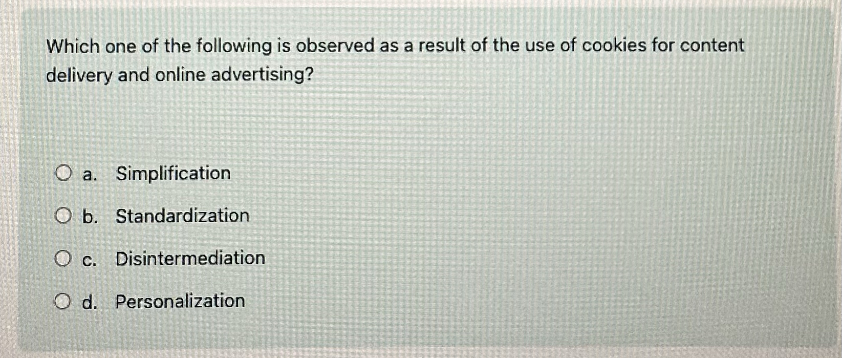 Which one of the following is observed as a