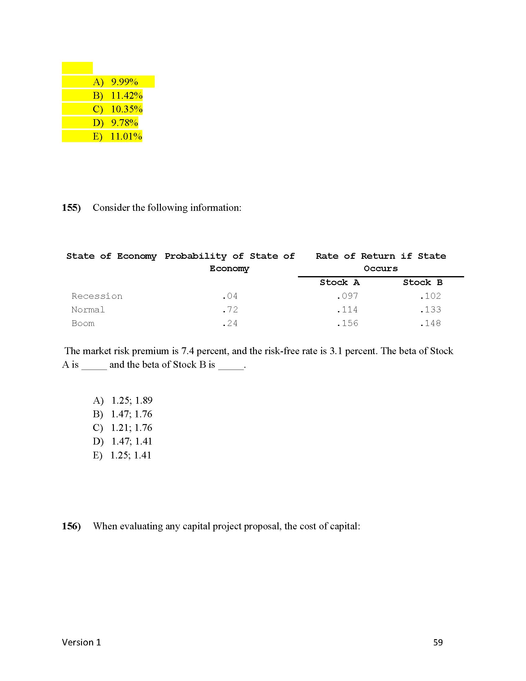 A) 7.86% B) 9.43% C) 8.17% D) 4.67% E) 5.90% 133)