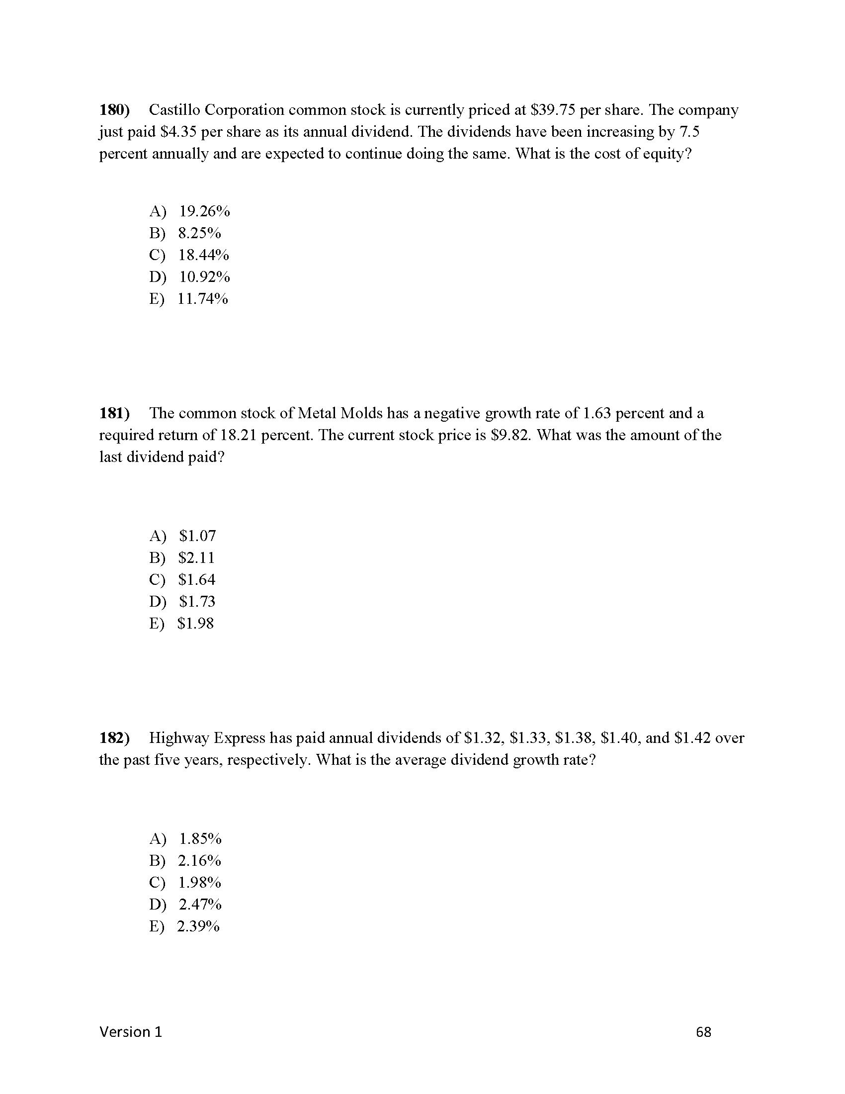 A) 7.86% B) 9.43% C) 8.17% D) 4.67% E) 5.90% 133)