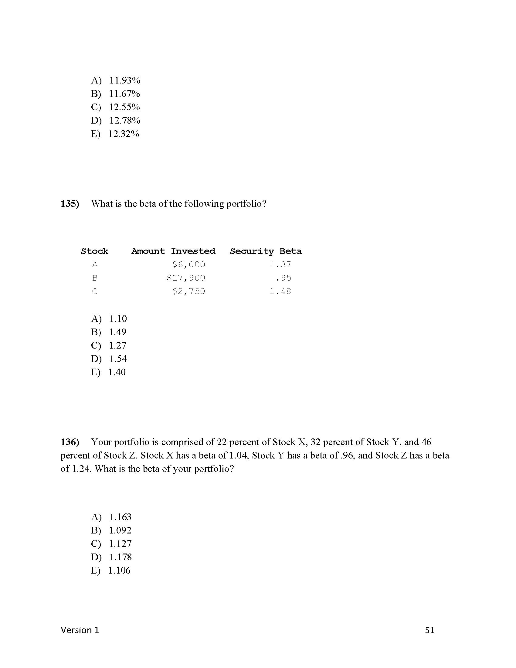 A) 7.86% B) 9.43% C) 8.17% D) 4.67% E) 5.90% 133)
