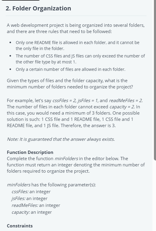 Folder Organization A web development project is