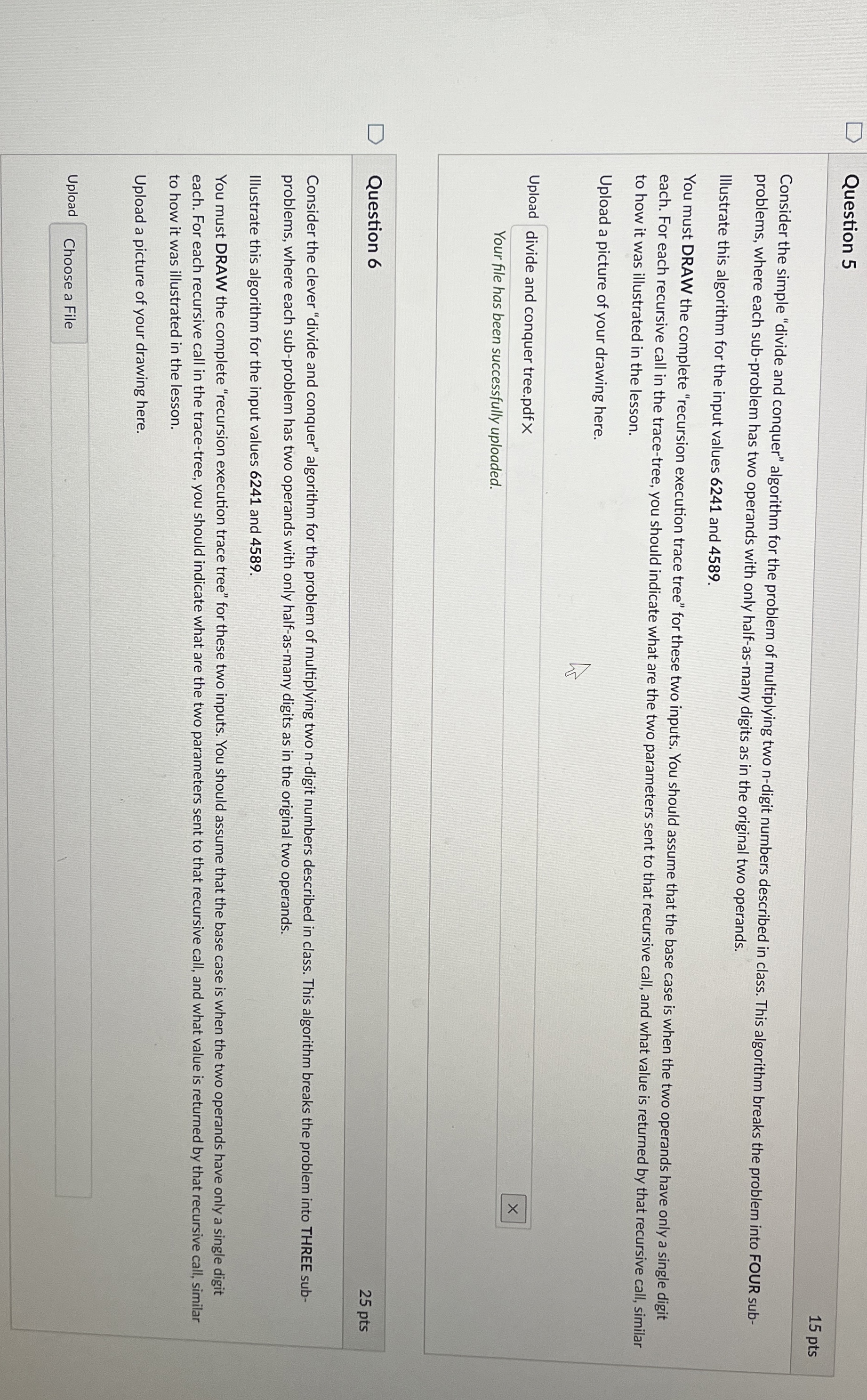 Question 6 ONLY please and thank you