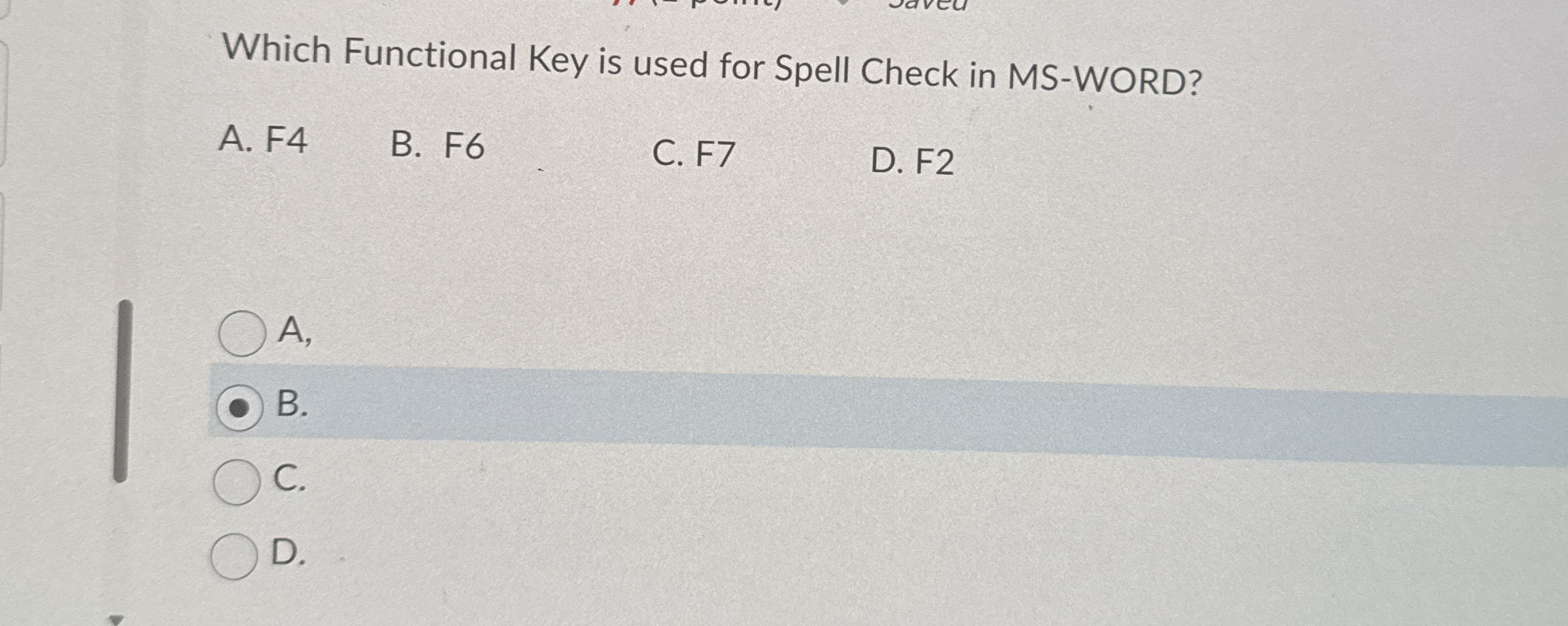 Which Functional Key is used for Spell Check in