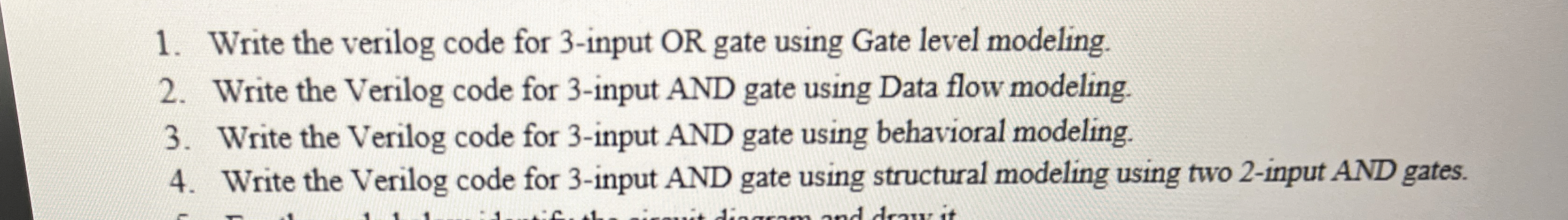 Write the Verilog code for 3 - input AND gate