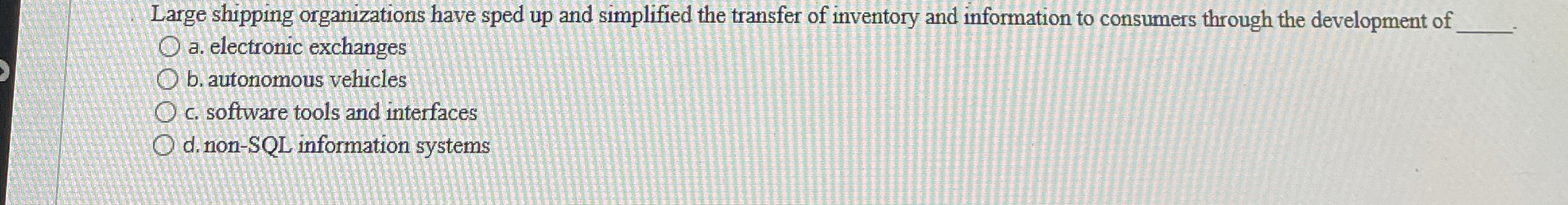 Large shipping organizations have sped up and