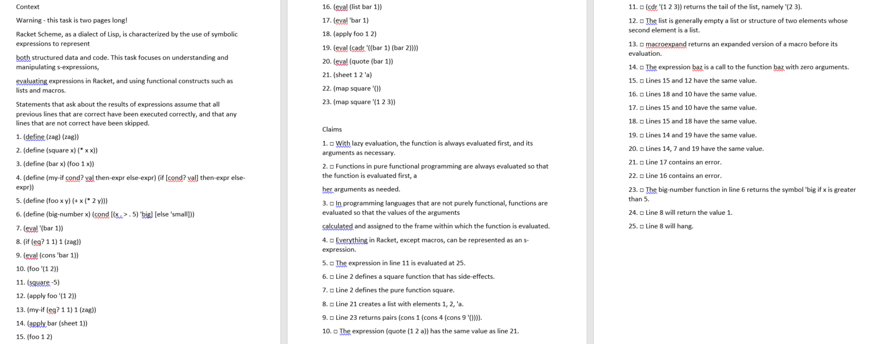 please solve this. It is functional programming -