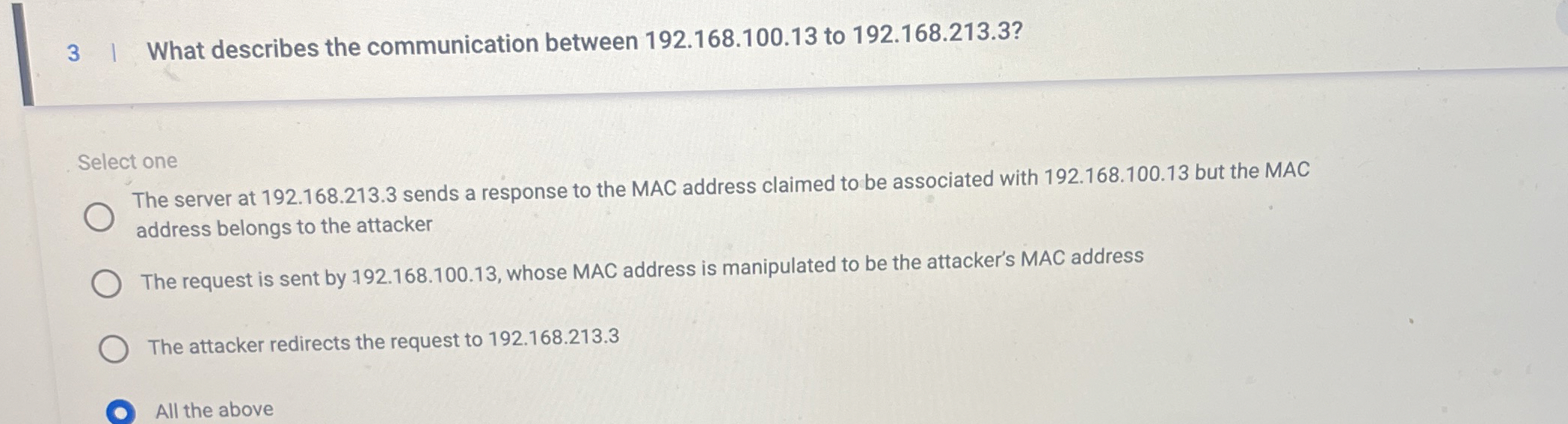 3 I What describes the communication between 1 9